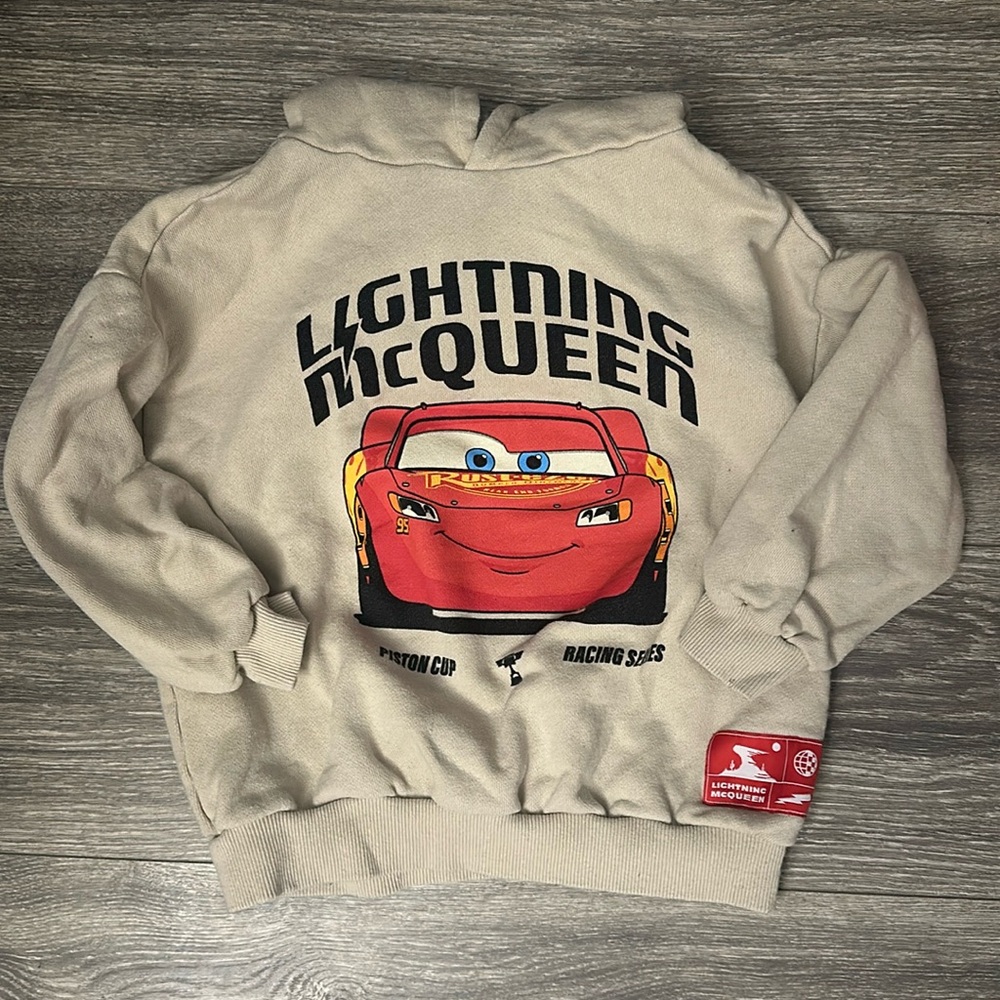 ZARA lightning mcqueen hoodie - kids